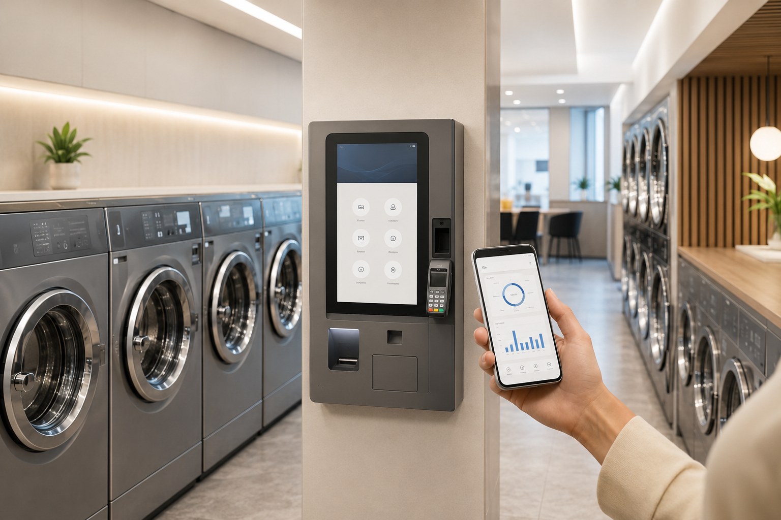 Sistema smart con cassa automatica e controllo remoto